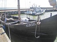 kurisches Flügelboot im Hafen von Nidden 
