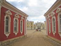 Eingang zum Schloss Rundale 