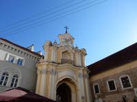 Durchgang im russisch-orthodoxen Stil in Vilnius