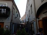 ruhige Gasse in der Altstadt von Vilnius
