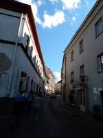 ruhige Gasse in der Altstadt von Vilnius
