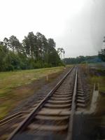 eines der wenigen Gleise in Litauen