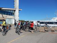 Ankunft mit der Fähre in Nida