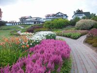 Blick auf das Hotel Ezeri