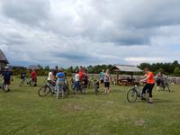 Ankunt beim Mittagspicknick Ohessaare