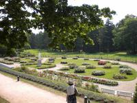 Garten vor dem Bernsteinmuseum in Palanga