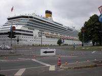 Kreuzfahrtschiff in Riga