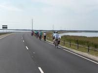 Radtour über den Damm