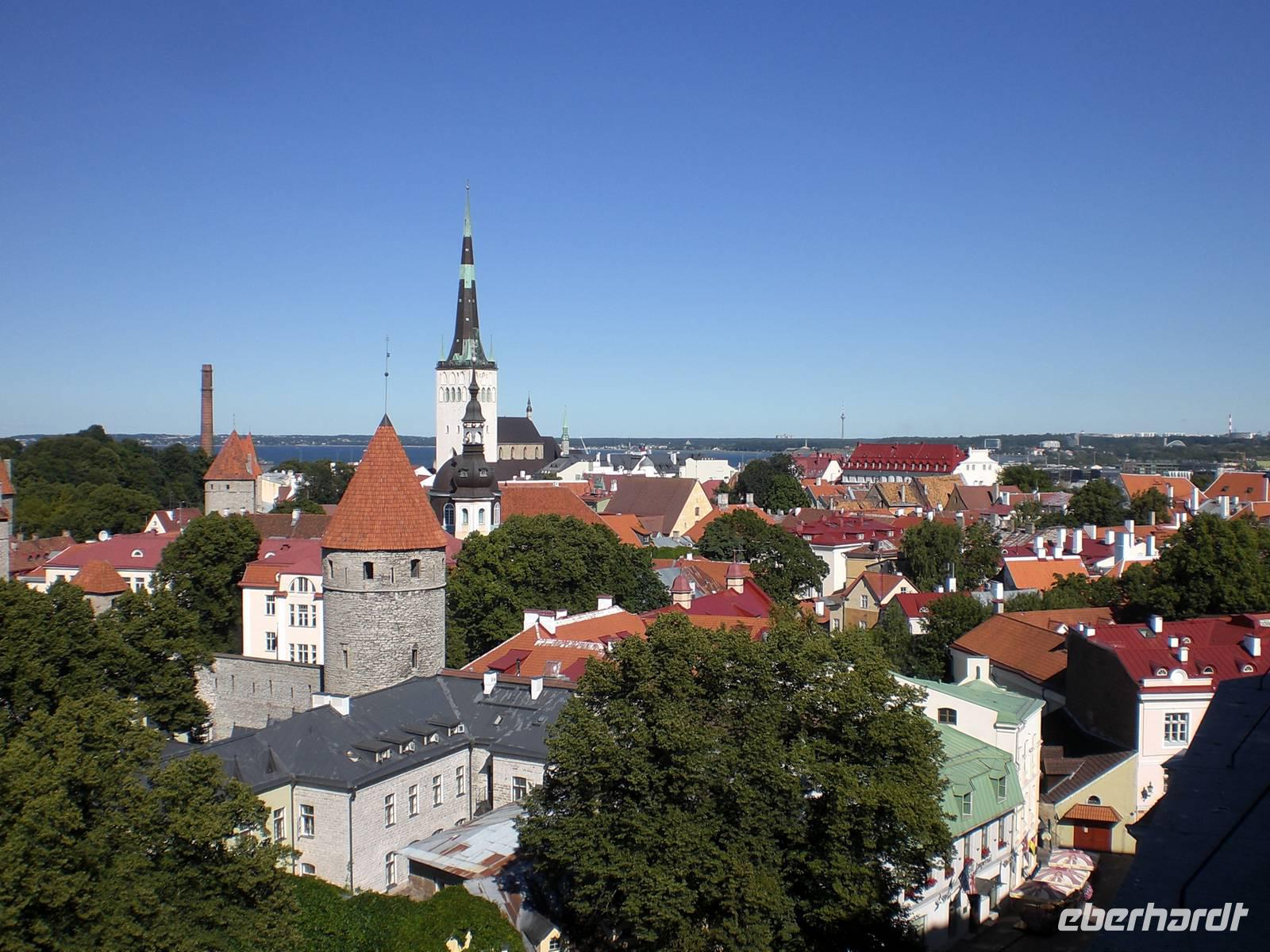 Blick über Tallinn