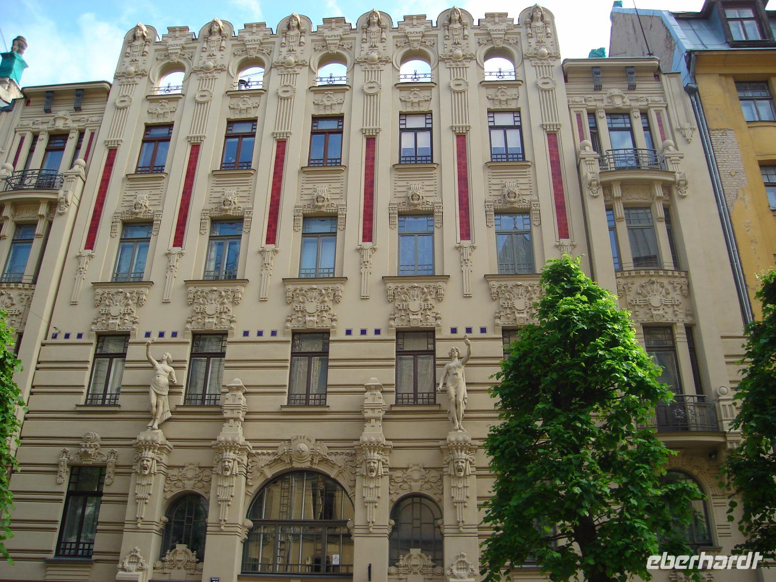 Riga: Jugendstilgebäude