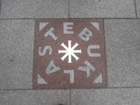 Vilnius-Kathedralenplatz Glückssymbol zum Umrunden