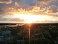 Klaipeda-Sonnenuntergang