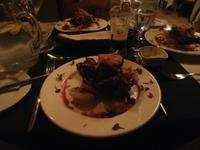 Abendessen in Riga im Melnie Muki