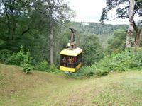 Sigulda-Seilbahn über den Fluß Gauja