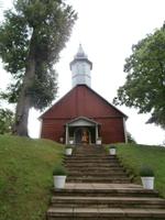 Sigulda-Kirche Nähe Grabstätte 