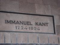 Königsberg: Gedenktafel E. Kant