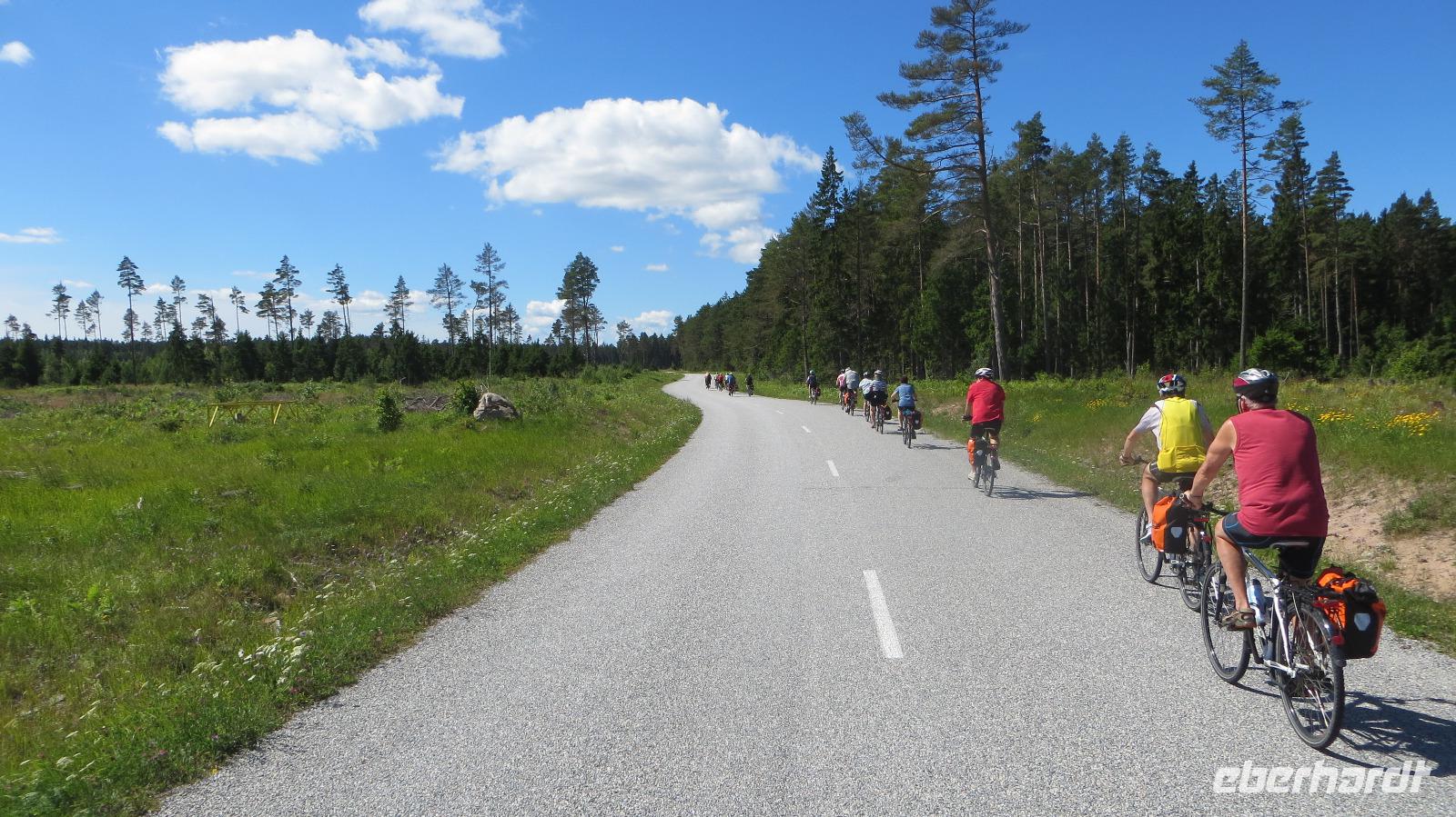 Über die ruhige Insel Saaremaa per Rad...