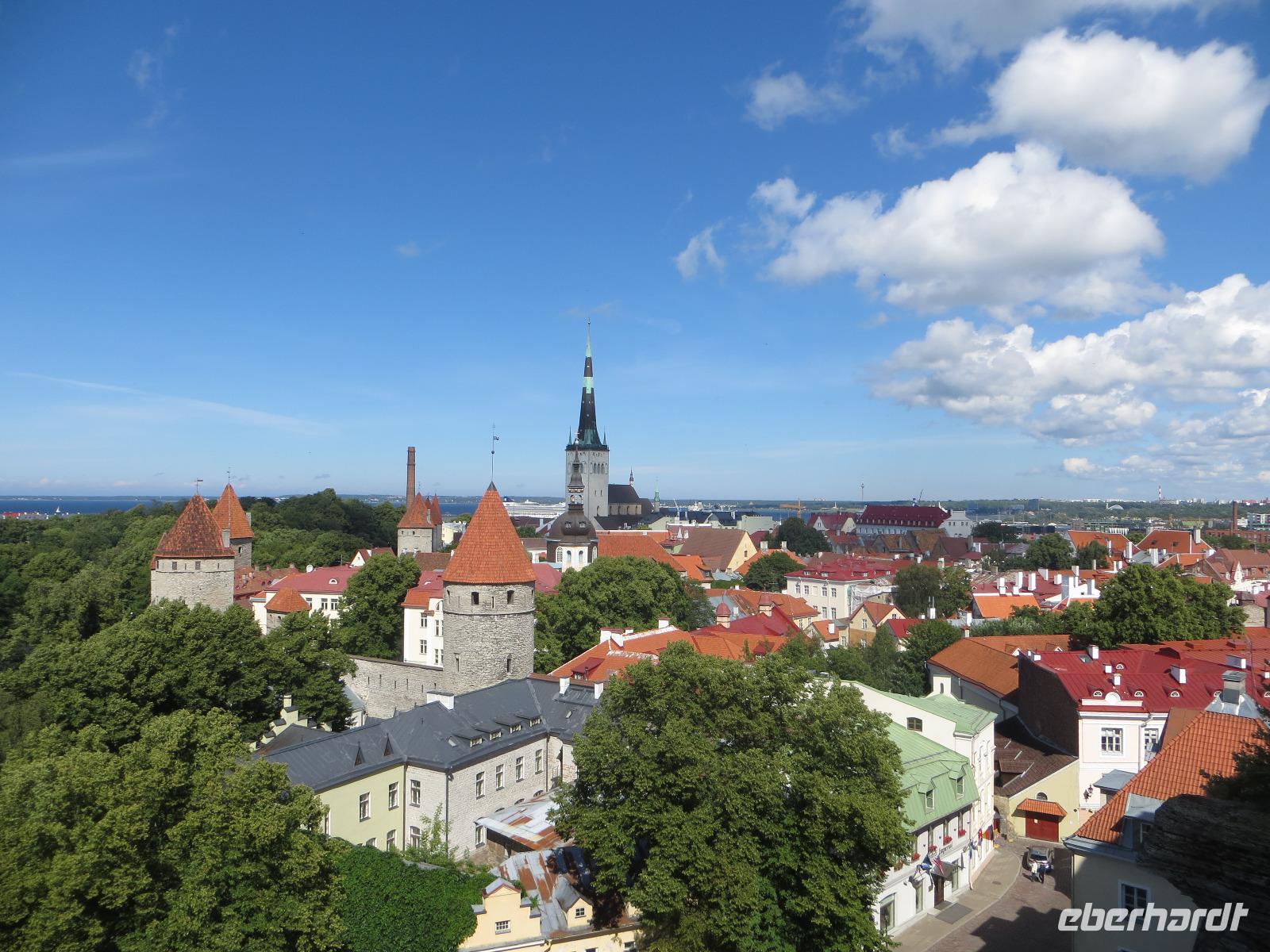 Blick über die Altstadt von Tallinn