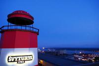 Abendhimmel überm Haff