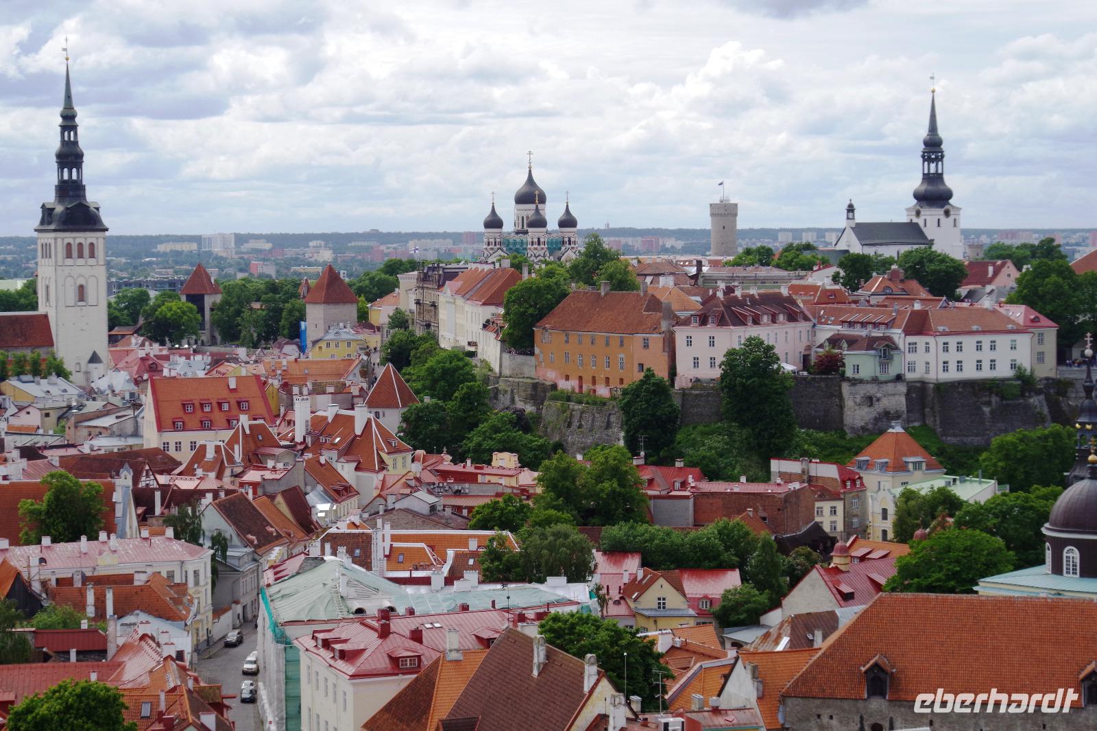 Abschied von Tallinn - auf der Olafskirche