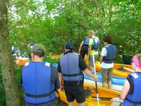 Kanufahrt auf der Gauja