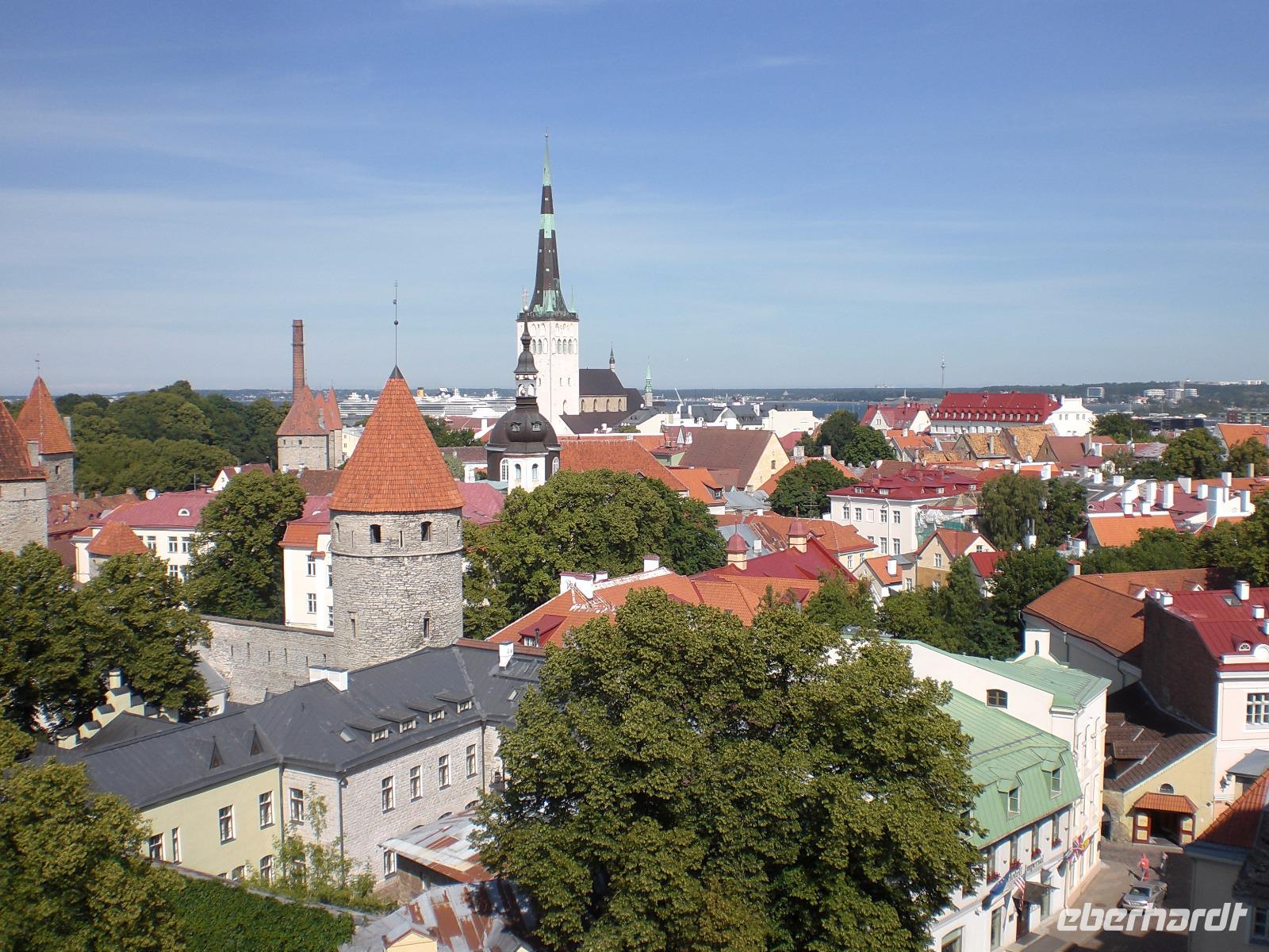 Panoramablick auf Tallinn