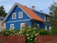 Typische Häuser auf Kurischer Nehrung