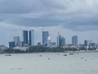 Blick auf die Altstadt vom Olympiastützpunkt in Tallinn