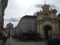 in der Fußgängerzone Vilnius