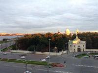 vom Hotel aus in Petersburg