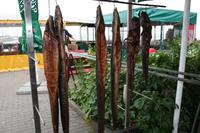 Fischräucherei im Hafen von Nida