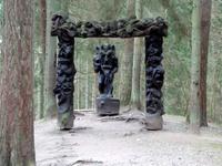 Auf dem Hexenberg in Juodkrante bzw. Schwarzort