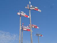 Typische Wimpel der Kurenfischer