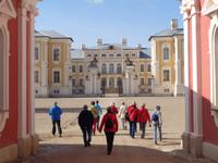 Zugang zum Schloß Rundale