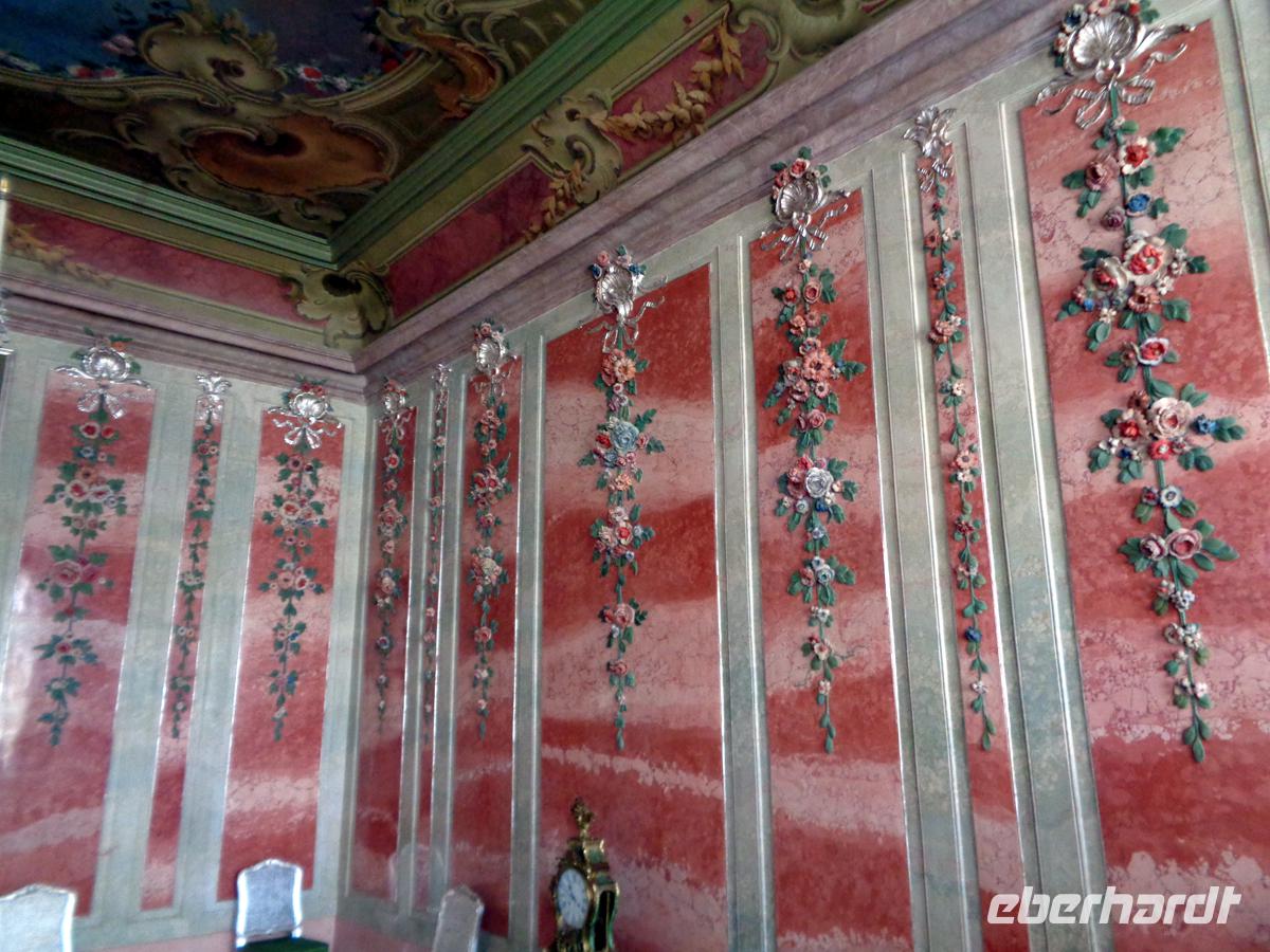  Das Rosenzimmer in Schloß Rundale