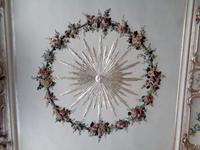  Stuckdecke in Schloß Rundale