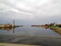  Die Salaca mündet in Salacgriva in die Ostsee