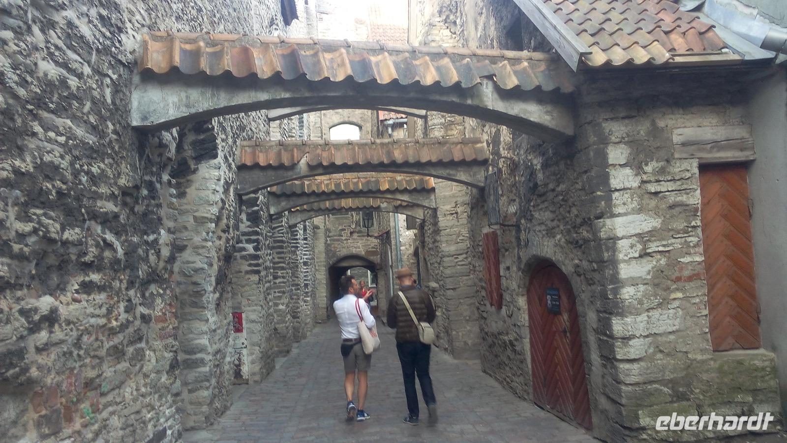 Tallin, Katharinengang  am Abend