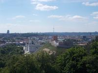 DSCN0755 Vilnius vom Kreuzberg mit alter Burg