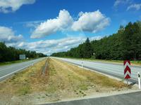 Baltikum, Estland, Schnellstrasse nach St. Petersburg