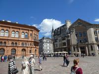 Baltikum, Lettland, Riga, Börse und Haus des Rundfunks