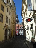 Baltikum, Lettland, Riga, Altstadtgasse