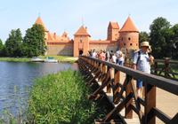 Litauen - Trakai - Zugang zur Inselburg