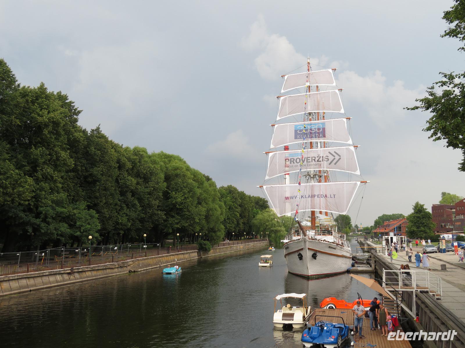 Rundreise Baltikum - Memel (Klaipeda), Segelschiff Meridianas