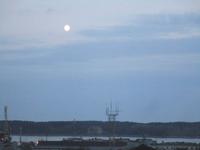 Vollmond über dem Kurischen Haff