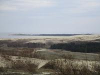 Blick nach Russland von der hohen Düne bei Nidden