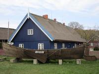 Die Kurenkähne haben einen flachen Boden