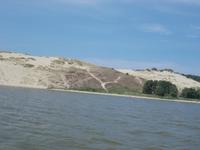 DSCN3833  vom Boot Wanderdüne