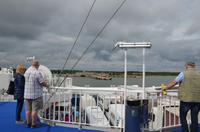 Fährüberfahrt nach Muhu mit bedrohlicher Wetterlage