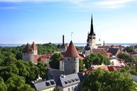 Blick auf Tallinn von der Oberstadt
